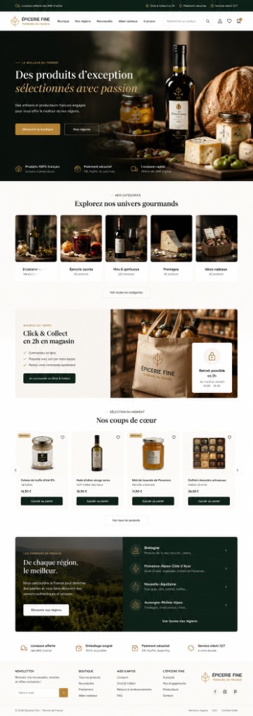 Sac épicerie fine rempli de produits