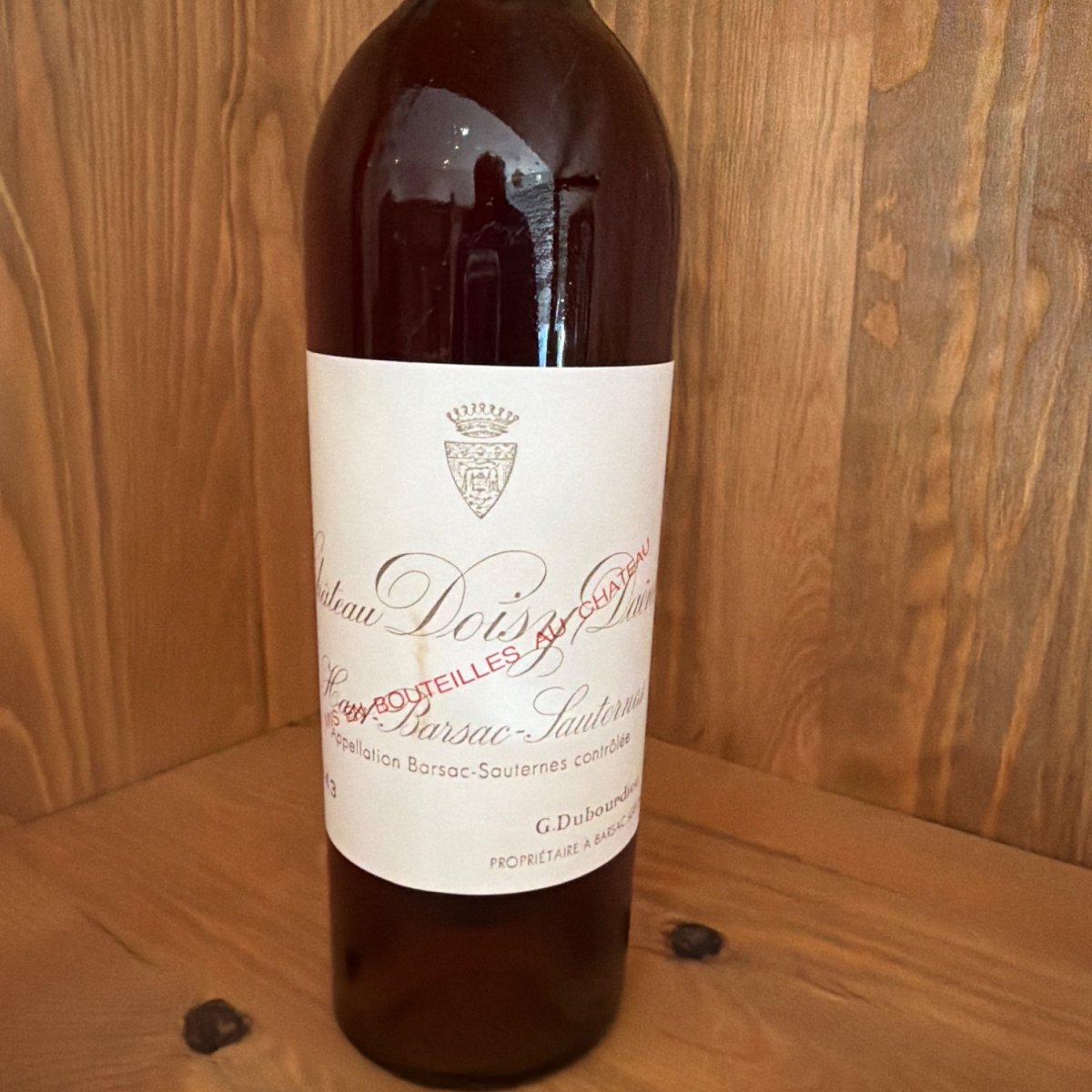 Château Doisy Daene Barsac 1943 — produit artisanal du terroir français, Origine France