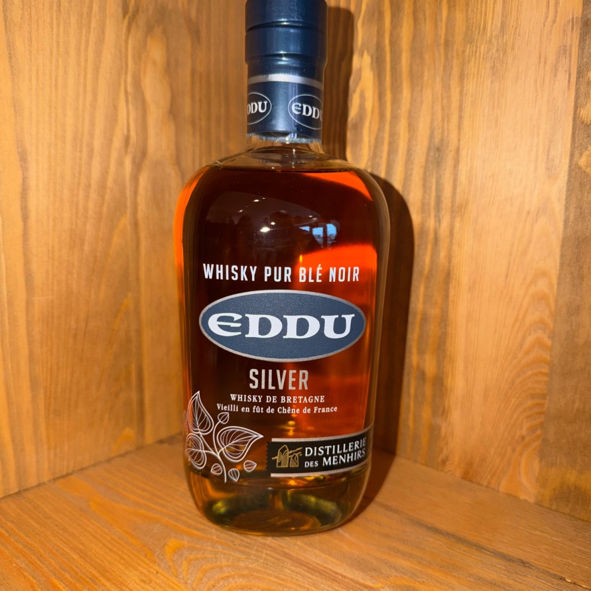 Eddu Silver 43° — Whisky de Bretagne — produit artisanal du terroir français, Origine France