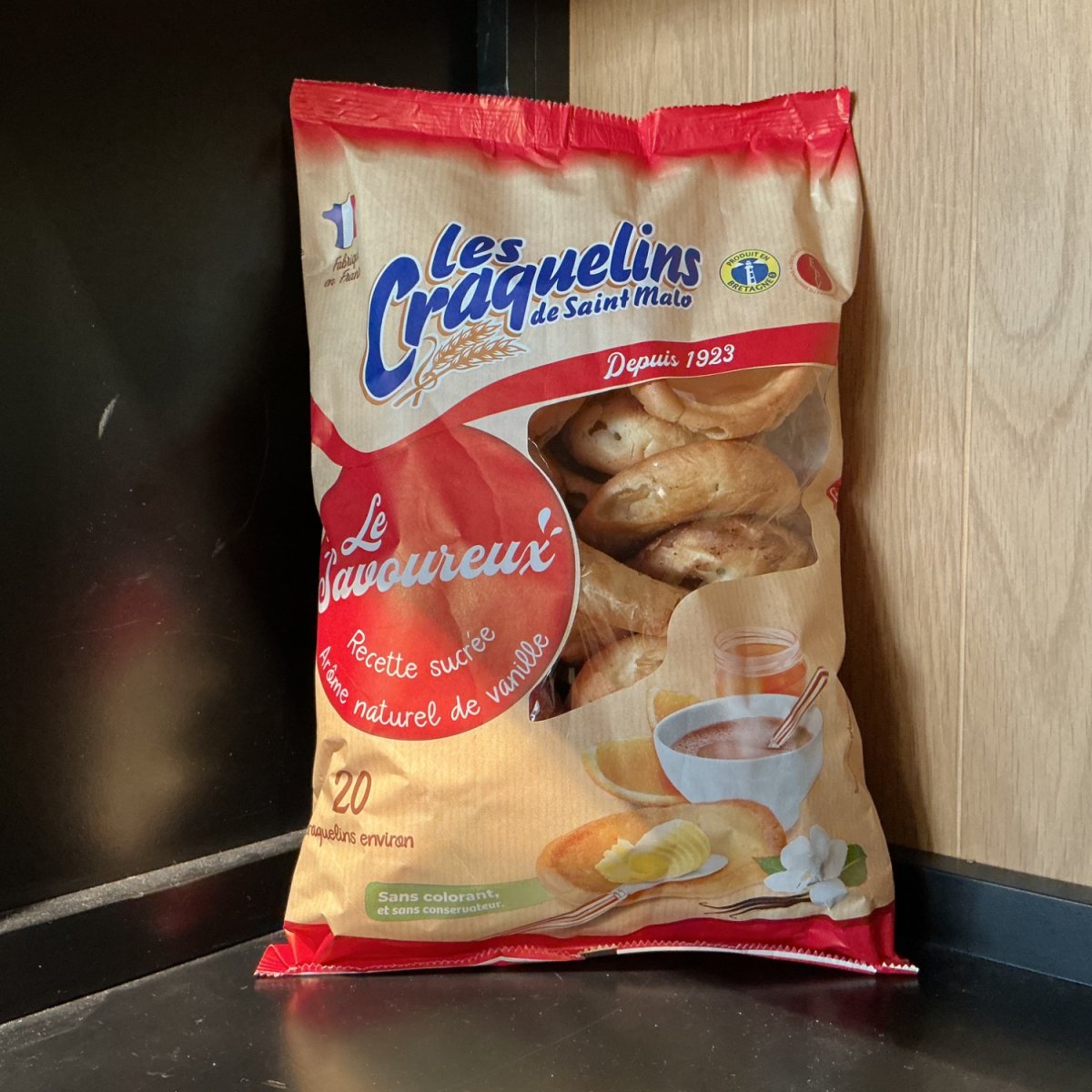 Les Craquelins de Saint Malo – Le Savoureux — produit artisanal du terroir français, Origine France