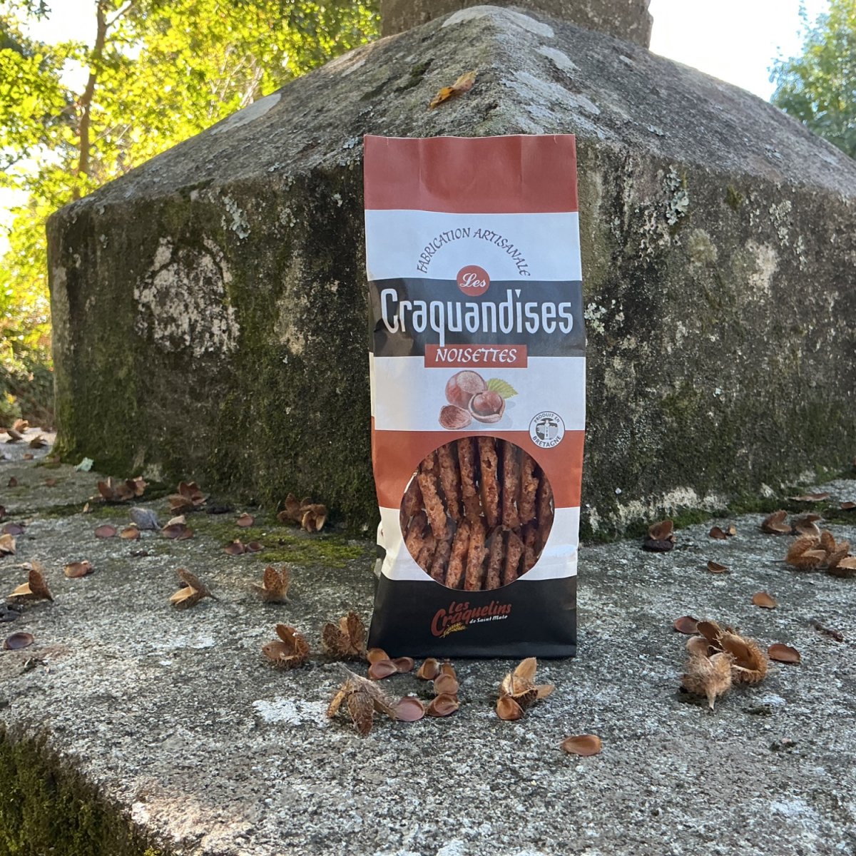 Les Craquandises Noisettes — produit artisanal du terroir français, Origine France