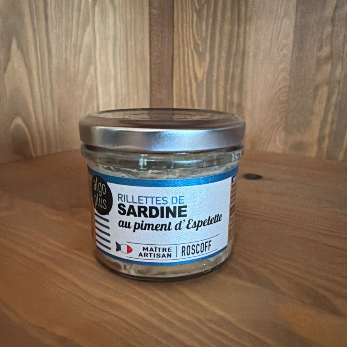 Rillettes de sardine au piment d'Espelette — produit artisanal du terroir français, Origine France