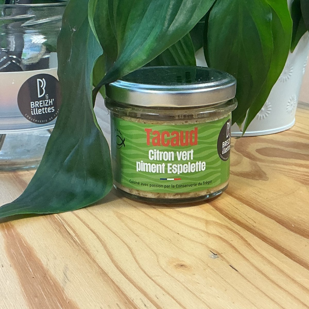 Tacaud citron vert piment d'Espelette — produit artisanal du terroir français, Origine France