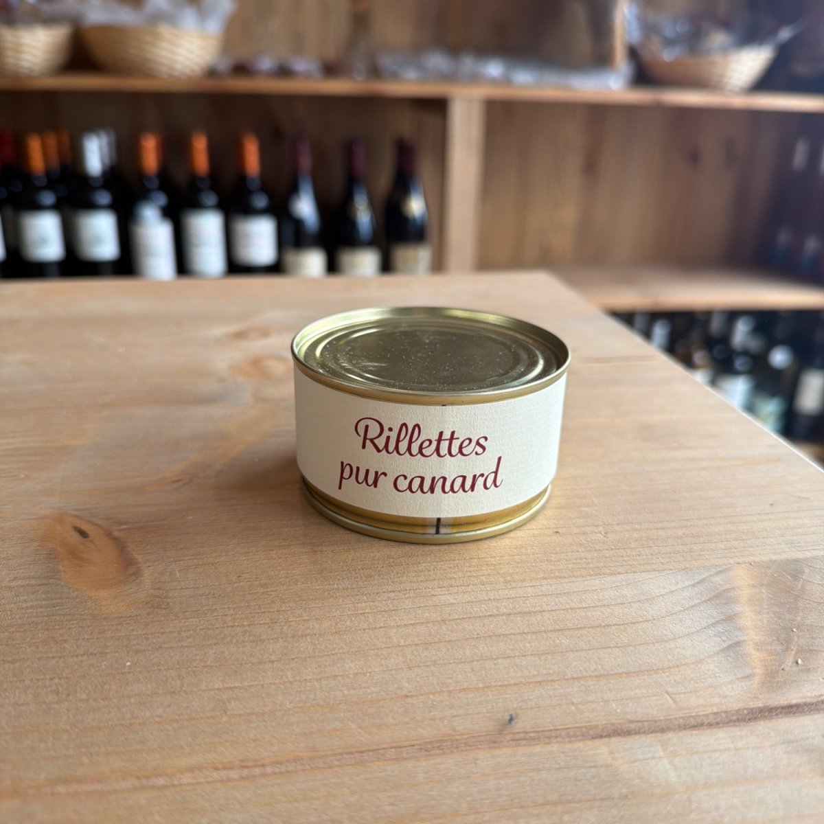 Rillettes pur canard — produit artisanal du terroir français, Origine France
