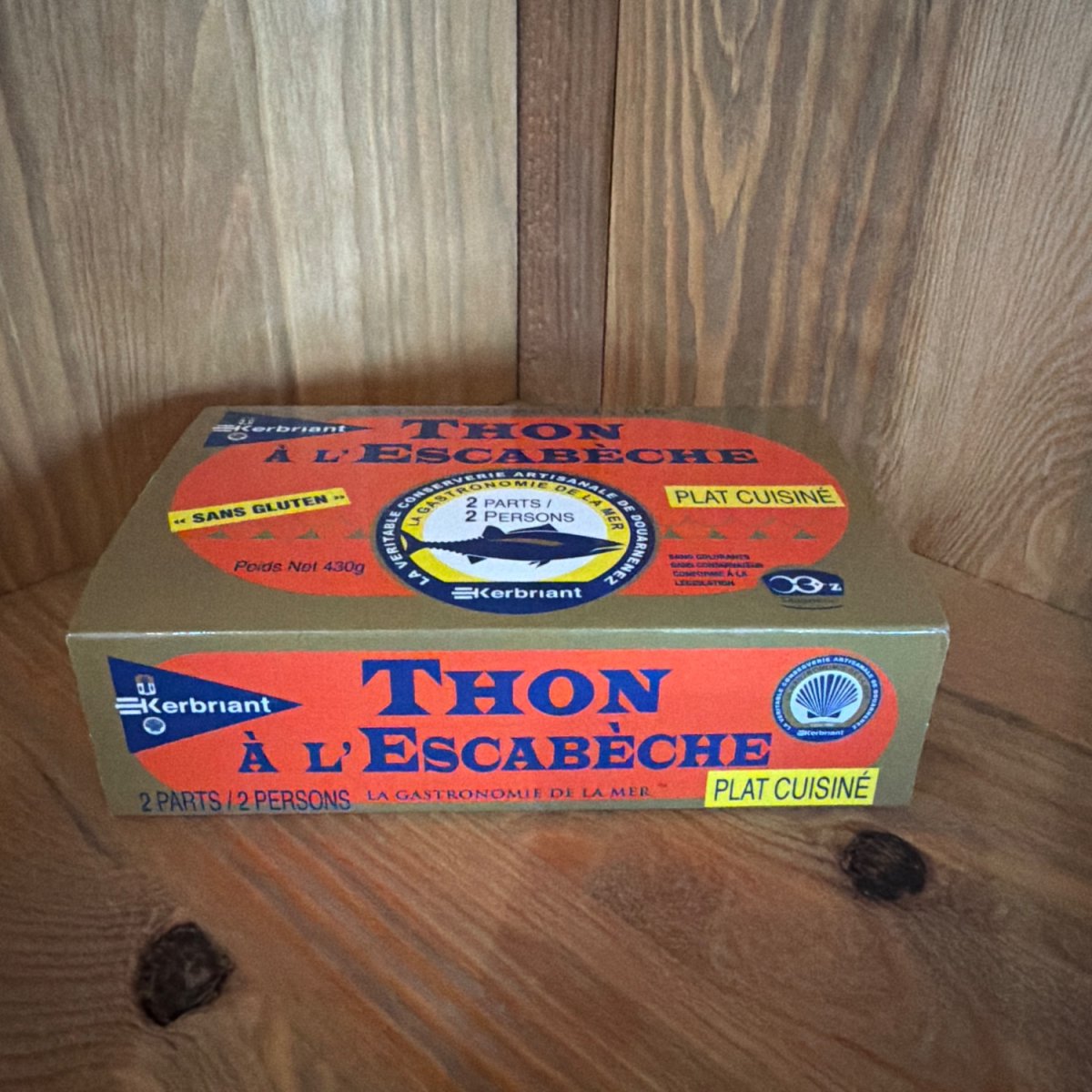 Thon à l'escabèche — produit artisanal du terroir français, Origine France