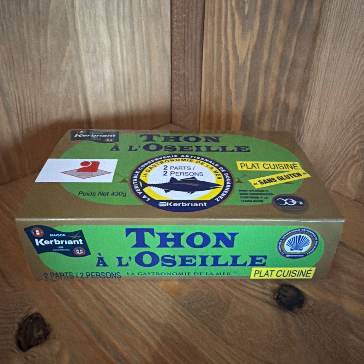 Thon à l'oseille — produit artisanal du terroir français, Origine France