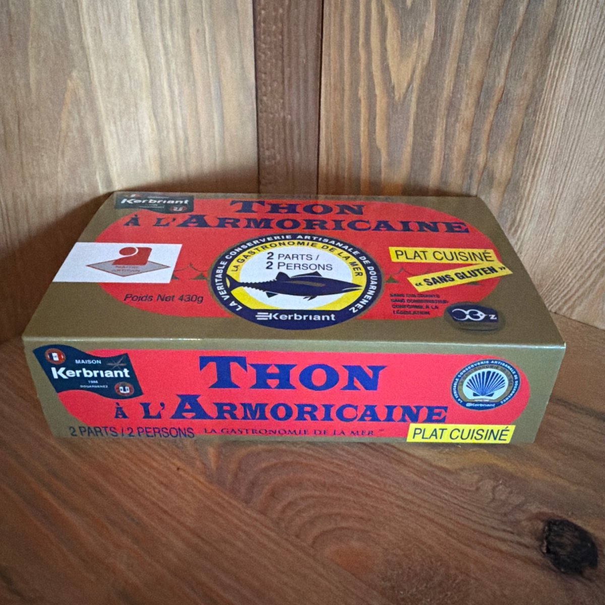 Thon à l'Armoricaine — produit artisanal du terroir français, Origine France
