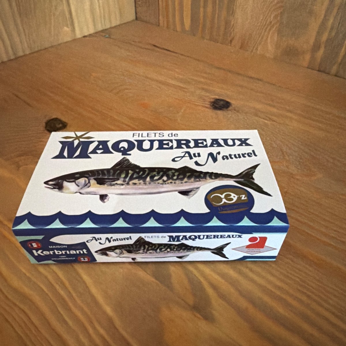 Filets de maquereaux au naturel — produit artisanal du terroir français, Origine France