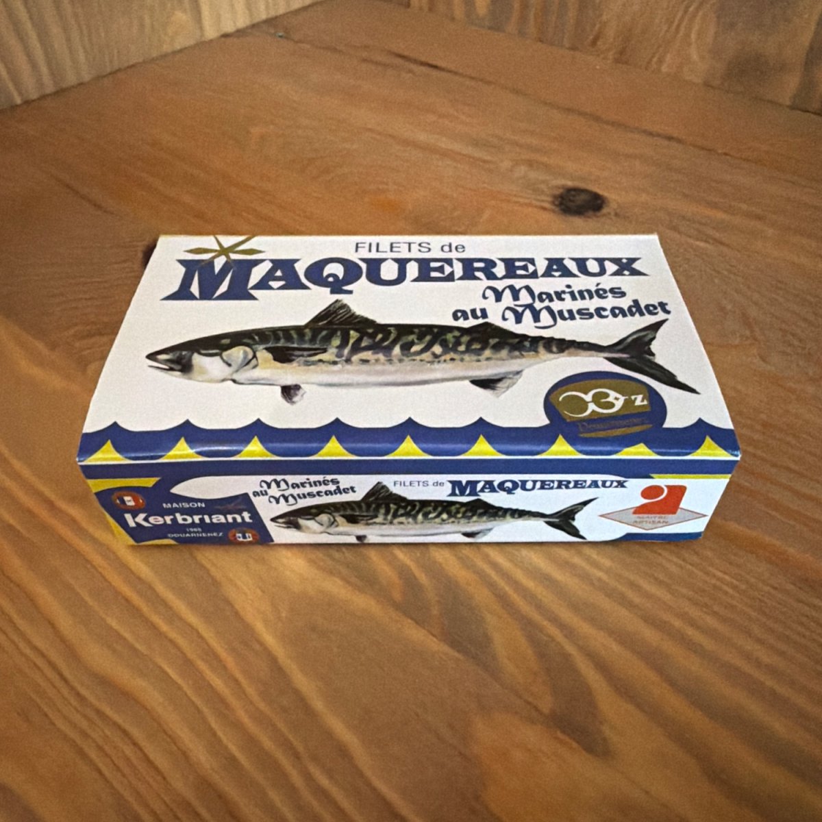 Filets de maquereaux marinés au muscadet — produit artisanal du terroir français, Origine France